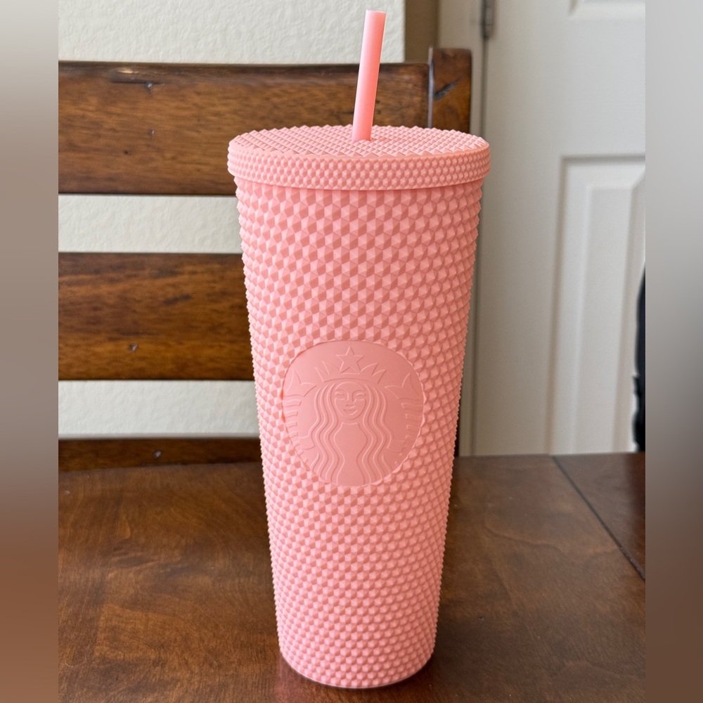 Starbucks Pink Matte Studded Tumbler 24oz Venti